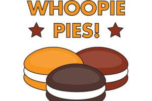 whoopie pie sign logo